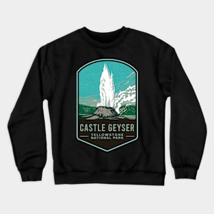 Castle Geyser Yellowstone National Park Crewneck Sweatshirt